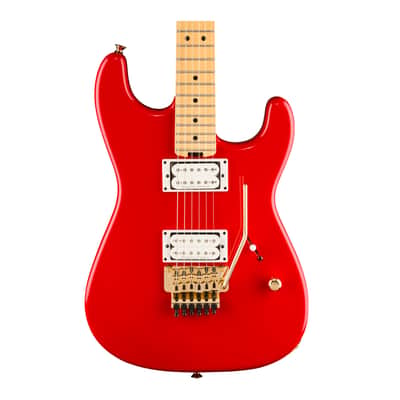 Charvel American Neo-Classic San Dimas SD1 HH FR Maple Fingerboard with Hardshell Gig Bag (Ferrari Red) image 3