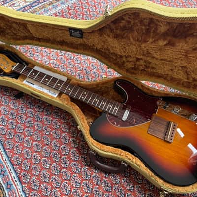 Fender Acoustasonic Tele (2010–2013) – 3-Tone Sunburst, MIM image 16
