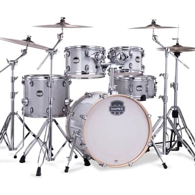 Mapex Mars Diamond Sparkle Fusion Drums Shell Pack Birch 20x16_10x7_12x8_14x14_14x6.5 | NEW | Authorized Dealer image 1