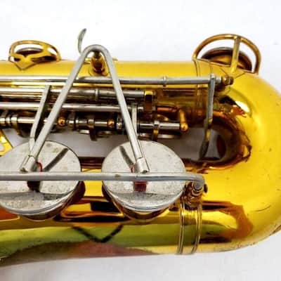 KING Cleveland Alto Saxophone, USA, Very Good Condition. Case/Neck/Mouthpiece image 17