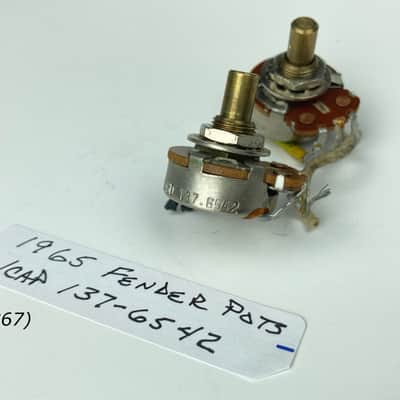 1965 Fender Pots-Potentiometer(#367) 250k- 137-6542 Telecaster Mustang Duo-Sonic Musicmaster Precision Bass image 4