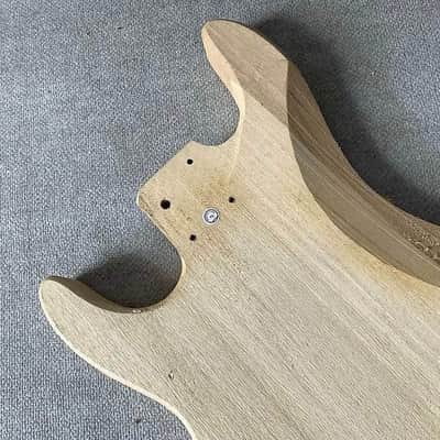 Unfinished 7 String Guitar Basswood Body DIY Project image 4
