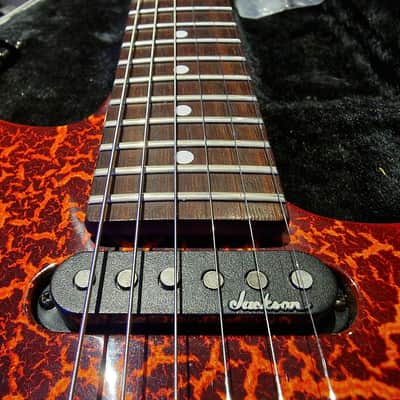 RARE 1988 Jackson USA Custom Shop Limited Edition Lava Crackle American Super Strat Pre-Fender Signed Guitar image 17