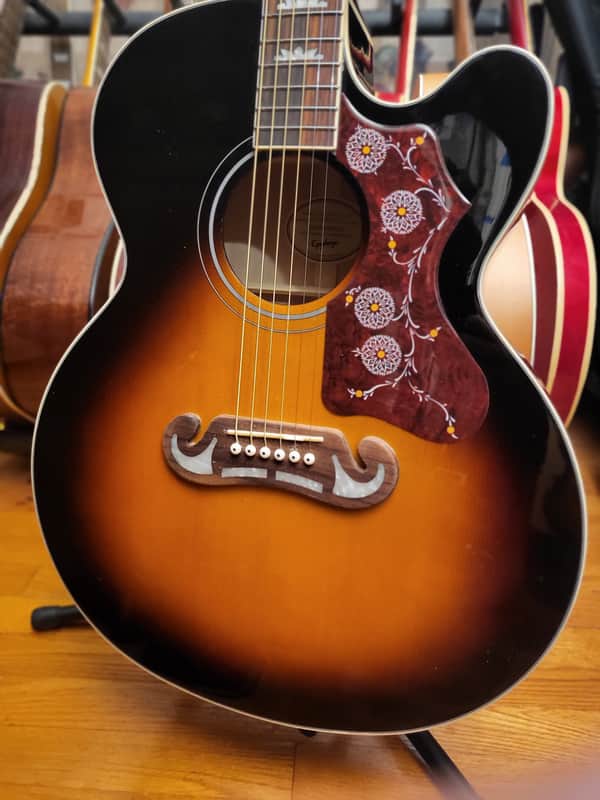 Epiphone J-200 Studio EC Acoustic Electric Guitar image 1