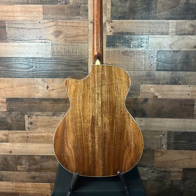 Eastman AC422CE-LTD-KOA Acoustic/electric Guitar, Natural Finish, Hard Case, 947 image 11