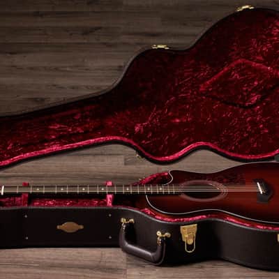 Taylor 324ce Baritone-6 LTD Tropical Mahogany Top & Neck, West African Crelicam Ebony Fretboard with Case image 4