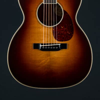 Bourgeois OM LSH Custom Aged Tone Adirondack Spruce and Granadillo Sunburst NEW image 4