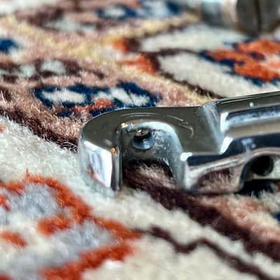 1960's Chrome Gibson Wraparound Bridge Les Paul Junior SG TPBR 8513 12809 Lightning Bar image 3