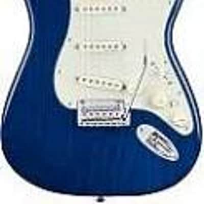 fender deluxe stratocaster sapphire blue transparent image 1