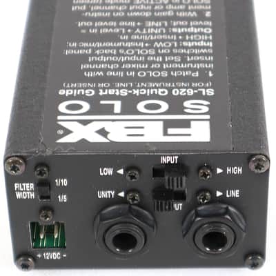 Sabine FBX Solo SL-620 1/4" Connector Feedback Exterminator w/ Box and Adapter image 5