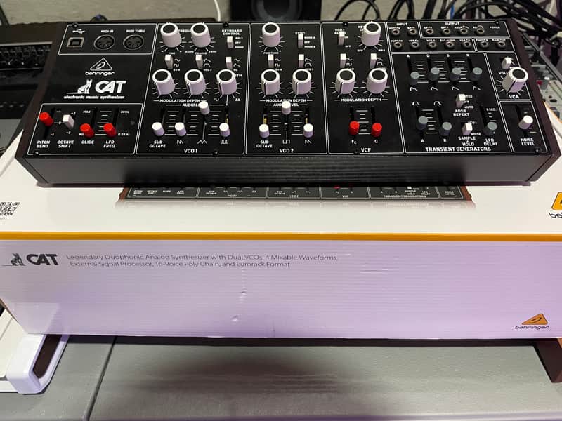 Behringer Cat Duophonic Analog Synthesizer 2020 - Present - Black image 1