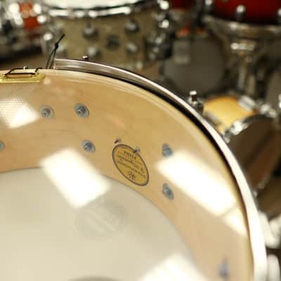 Tama Starphonic Maple 5x14" 2023 Ltd. Snare Drum (Emerald Figured Maple) image 11