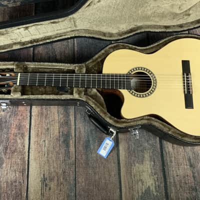 Used Kremona Left Handed Fandango FG630CW Crossover Classical Guitar with Case image 7