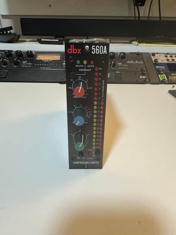 dbx 560A 500 Series Compressor / Limiter Module 2010s - Black image 1