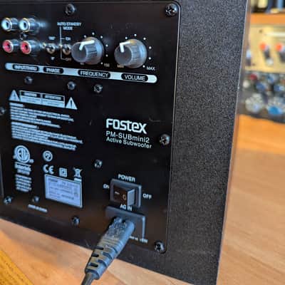 Fostex PM-SUB mini2 Active Subwoofer PM-SUBmini2 PM-SUBmini mini 2 image 2