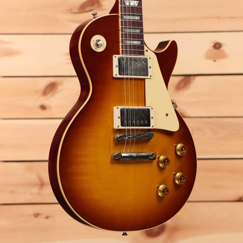 Gibson 1958 Les Paul Standard Reissue VOS - Iced Tea Burst-84172 image 1