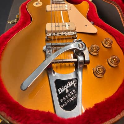 2018 Gibson Les Paul Goldtop P-90 w/ Bigsby – with Original Hard Shell Case image 3