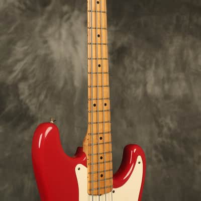 1983 Fender Bullet Bass Deluxe B-34 long scale Red image 10