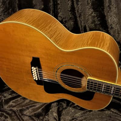 Guild JF65-12 String Jumbo 1995 Westerly Rhode Island Highly Figured Maple Archback Flame Neck F412 image 6