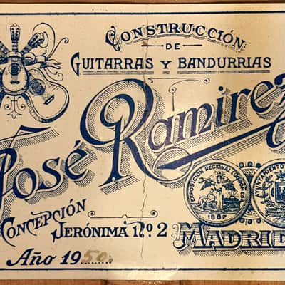 Jose Ramirez 1950 tablao flamenco guitar - historically important guitar, with very nice sound - check video! image 16