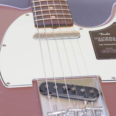 Fender Limited Edition Vintera II Road Worn '60s Telecaster 2025 - Burgundy Mist Metallic image 13