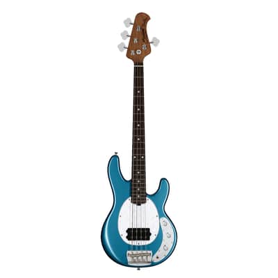 Sterling By Music Man StingRay Short Scale RAYSS4 - Toluca Lake Blue image 2