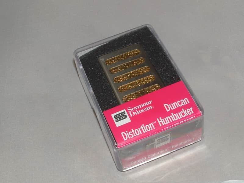 Seymour Duncan SH-6n Duncan Distortion Neck Humbucker  (Gold Mesh Cover)  New with Warranty image 1