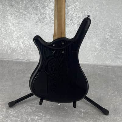 Warwick Rockbass Corvette $$ 4 string electric bass guitar in Nirvana black stai image 11