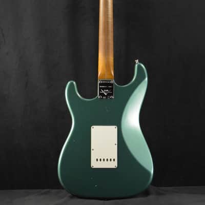 Fender Custom Shop '58 Journeyman Relic Strat Aged Sherwood Green Metallic image 7