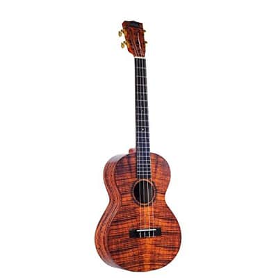 Mahalo Artist Elite Series Baritone Ukulele Photo Flame Koa With Bag (MA4KA-U) image 2
