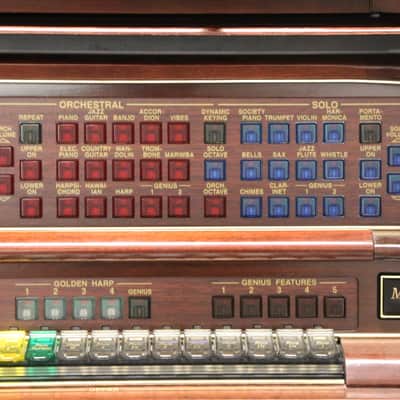 1999 Lowrey 510D Majesty Deluxe Home Organ Keyboard LX510 510 D MIDI Synthesizer Synth w/ Bench & Accessories image 7