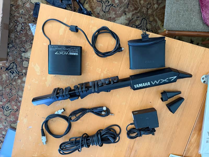 Yamaha WX7 Wind MIDI Controller 2010s - Black image 1