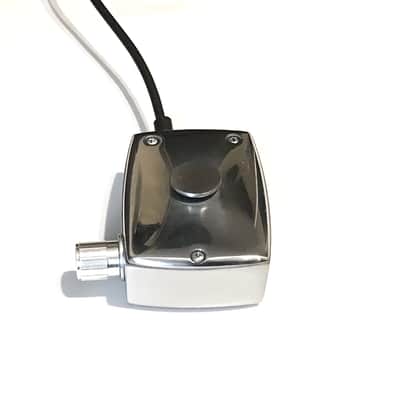 Custom Vintage 1950’s Electro-Voice 715 Satin Chrome HiZ Microphone - Shure Ceramic Element- Built-in Volume Control image 4