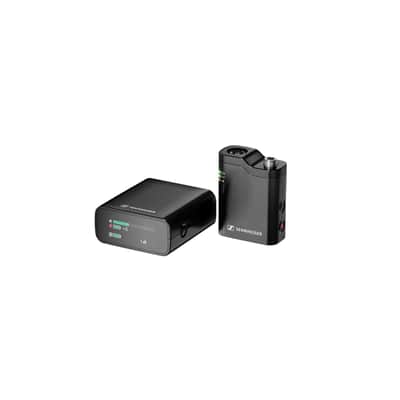 Sennheiser Pro Audio Profile Wireless 1-Channel All-in-One 2.4 GHz Clip-On & Handheld Microphone System | Includes Receiver, Clip-On Microphone Transmitter, Mounting Accessories, and Carrying Pouch image 1