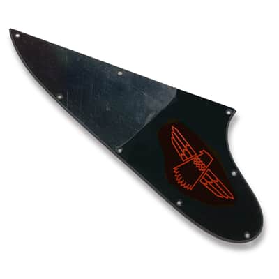 Single Ply Black Gloss Pickguard for Epiphone Thunderbird Bass OPTION 1 + Decal Made In USA image 3