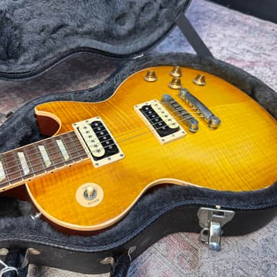 Gibson Les Paul Classic Faded Flame Top Honey Burst w/ Hardcase image 17
