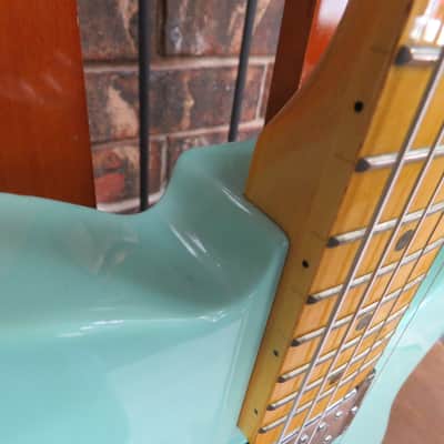 Xaviere XV650 Semi Hollow Thinline Tele Style Electric Guitar - Surf Green image 8