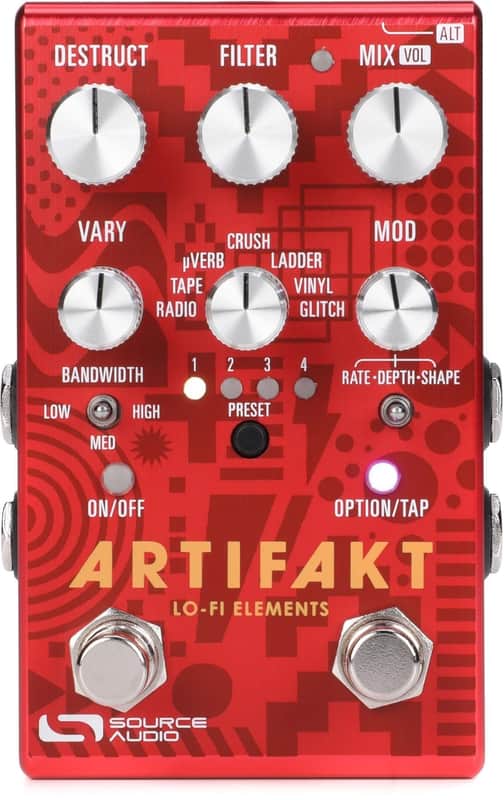 Source Audio Artifakt Lo-fi Elements Multi-effects Pedal image 1
