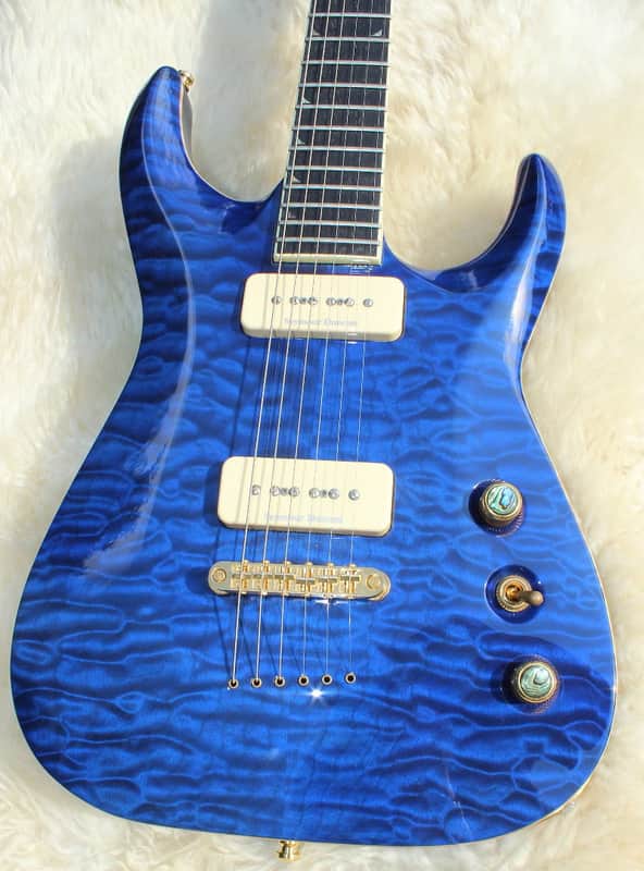 Jackson Soloist Archtop SLAT90 2002 Blue Custom Shop image 1