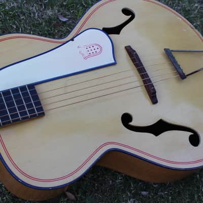 Beautiful Vintage 1940s/50s Kay Patriot Acoustic Archtop Guitar Project RARE & COOL Americana image 4