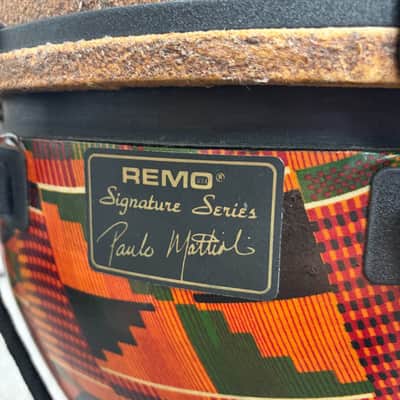 Remo 14'' Djembe, Paulo Mattioli Signature, Used image 3