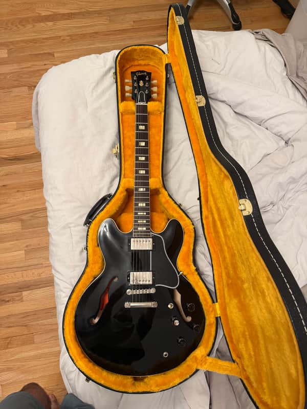 Gibson Custom Shop '64 ES-335 Reissue 2020 - Present - VOS Ebony image 1