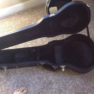 Memphis LP style vintage Tone Monster! DiMarzios, upgraded tuners, bridge and bar. w case single cutaway image 8