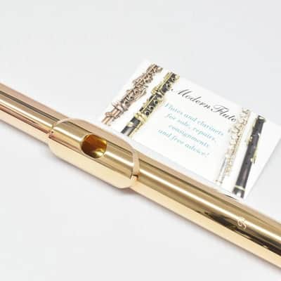 Pearl Maesta Handmade Sterling Flute w/ Gold Plating Throughout Inline w/ C# Trill Split E & B Foot from 1994 *Beautiful!* image 2