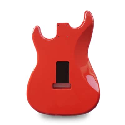 Stratocaster Guitar Body SSS - Torino Red - 2 Piece American Alder image 4
