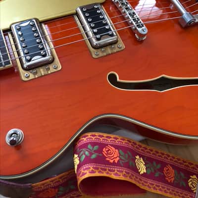 Gretsch G5622T Electromatic Center Block Double Cutaway with Bigsby, Laurel Fretboard 2019 - Present - Orange Stain image 9