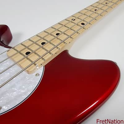 G&L Tribute Fallout Bass Candy Apple Red Lefty 4-String Short Scale Bass Left Handed 8.92 Pounds image 7