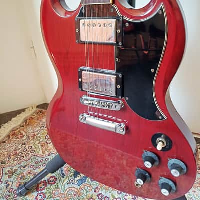 Greco SG-360 1976 Japan Wine Red Maxon U-1000 Hard case image 1