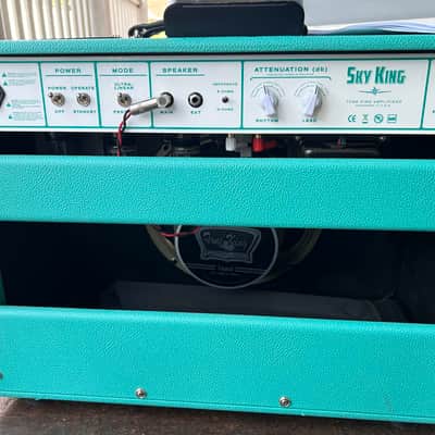 Tone King Sky King 2-Channel 35-Watt 1x12" Guitar Combo 2018 - Present - Turquoise image 10