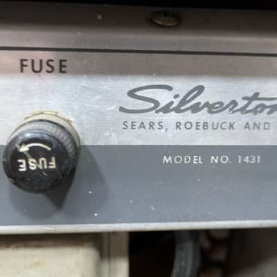 Silvertone Danelectro 1431 Vintage 1950s 5w Electric Guitar Combo Amp image 5
